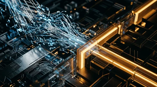 Représentation visuelle de la sécurisation des données numériques et de la protection contre les cyberattaques dans le contexte de l'assurance cyber