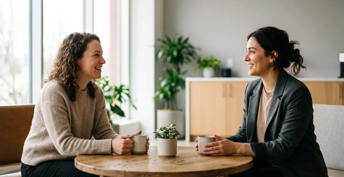Connexion humaine symbolisant l'engagement candidat pendant le préavis