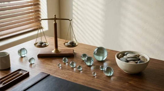 Composition symbolique représentant les différentes composantes de la rémunération globale d'une entreprise moderne