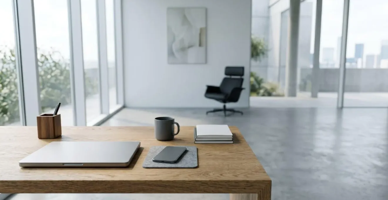 Environnement de travail professionnel montrant la rapidité de souscription d'une assurance en ligne